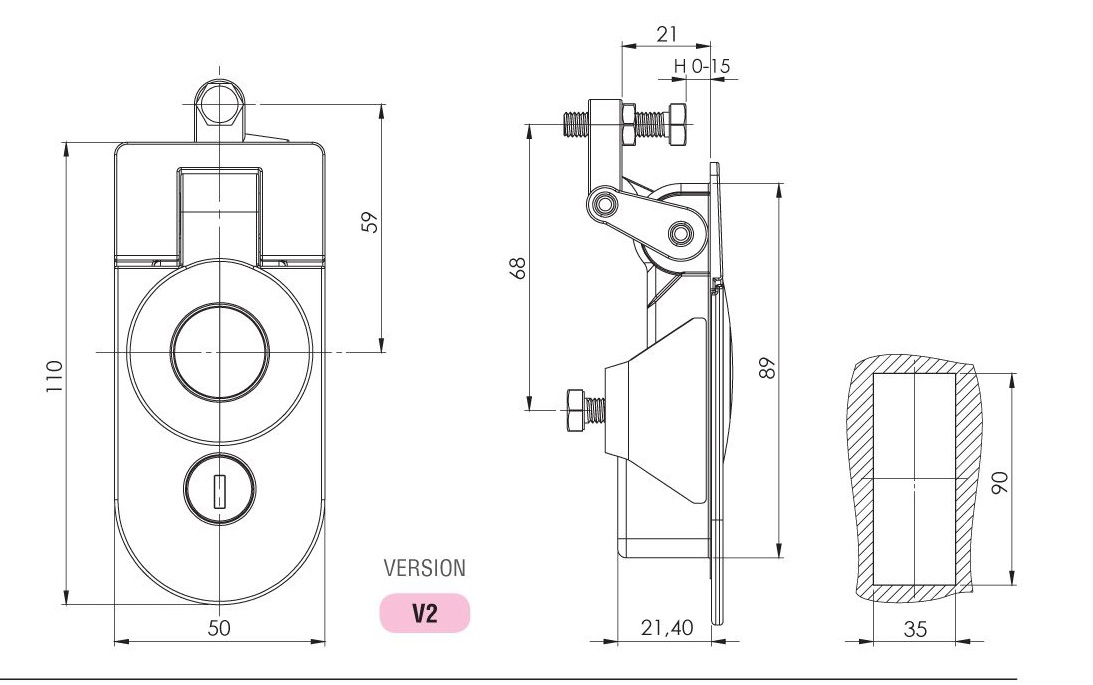 SIKIŞTIRMALI KİLİT - H-0-15 mm