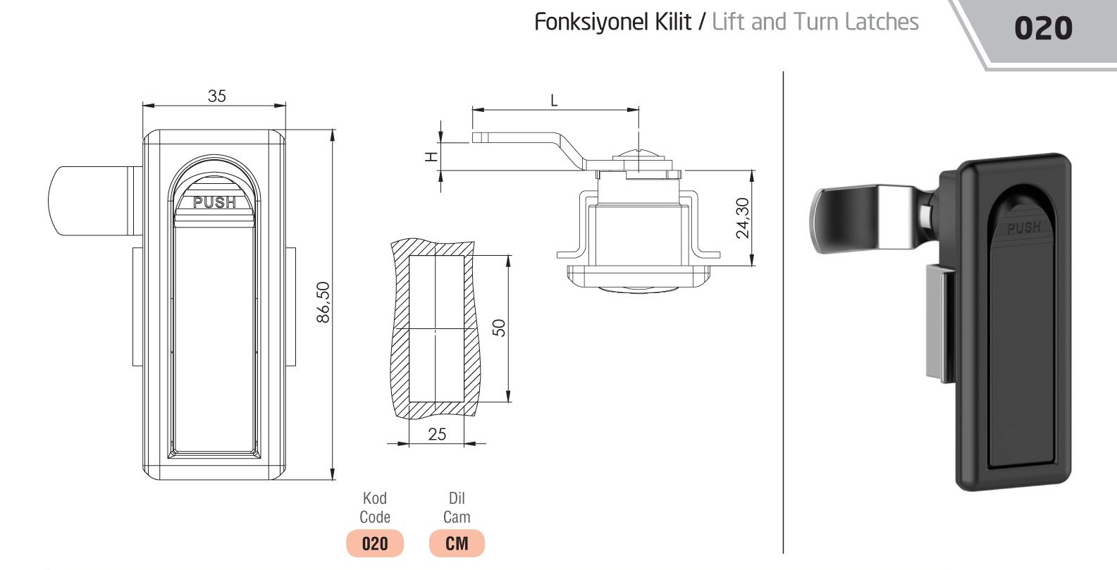 FONKSİYONEL KİLİT - PLASTİK
