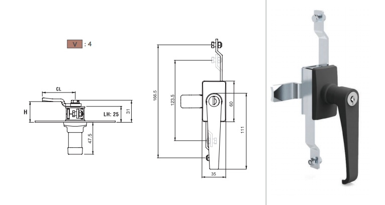 İSPANYOLET SİSTEMLİ L KOL