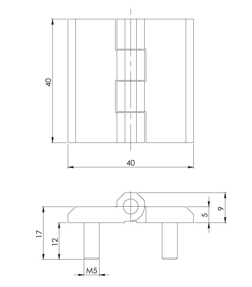 40*40 YAP. MENT. - VİDALI - PLASTİK